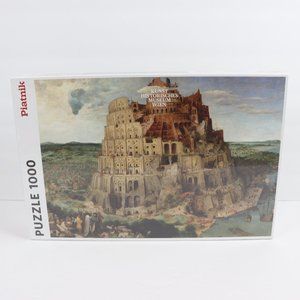 Piatnik The Tower of Babel 1563 1,000 pieces Jigsaw Puzzle - 26.7 x 18.8 in.